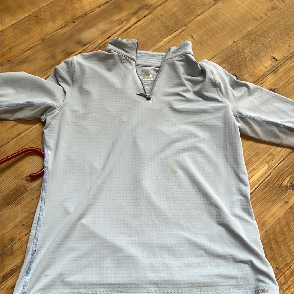 Dover saddlery light blue sun shirt